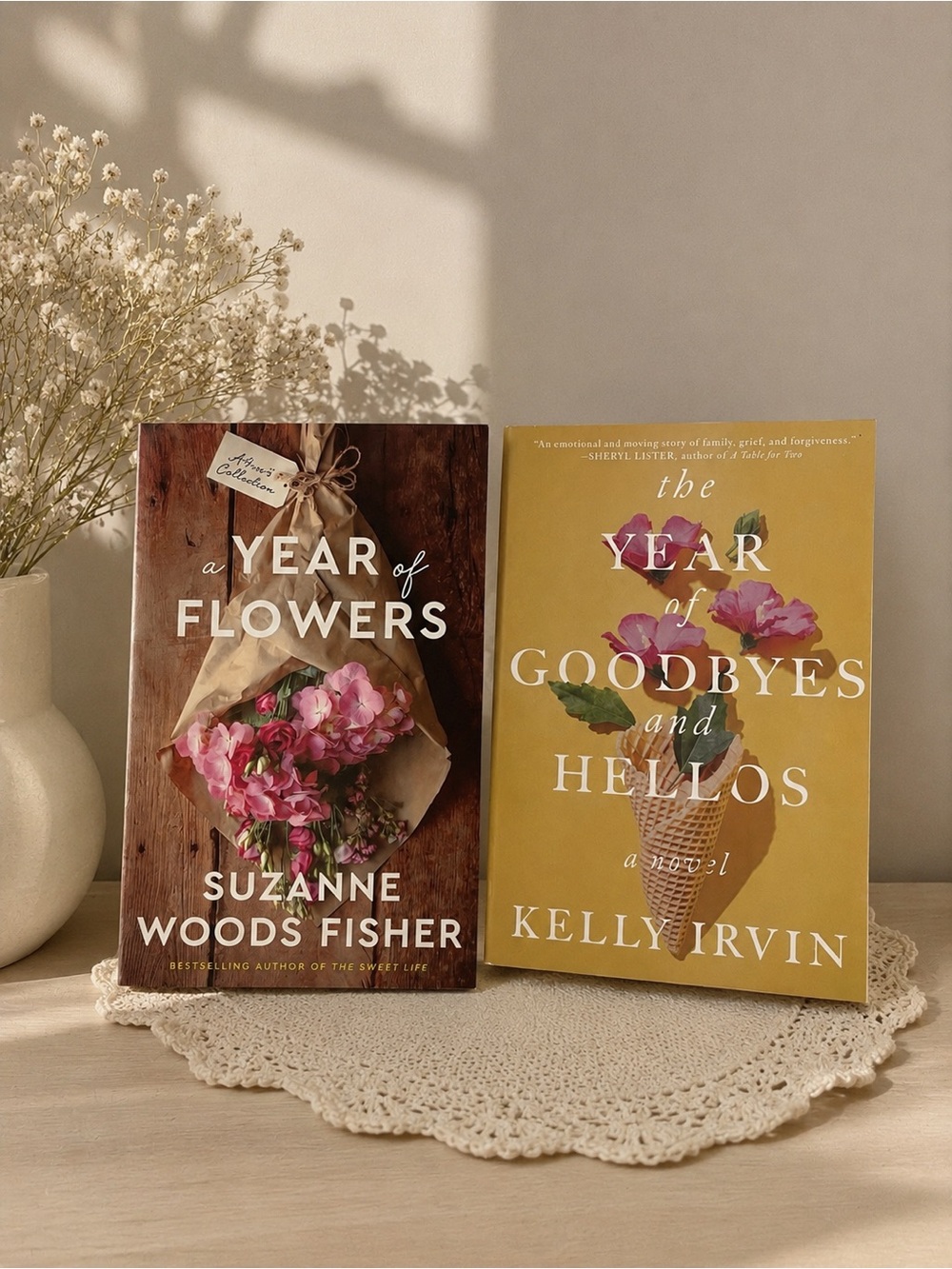 2 books! a Year of Flowers + the Year of Goodbyes and Hellos
